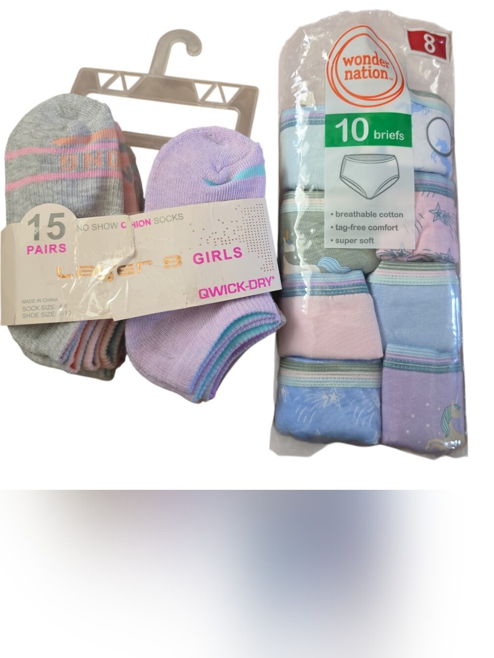 Bundle New Girls underwear Briefs and Socks